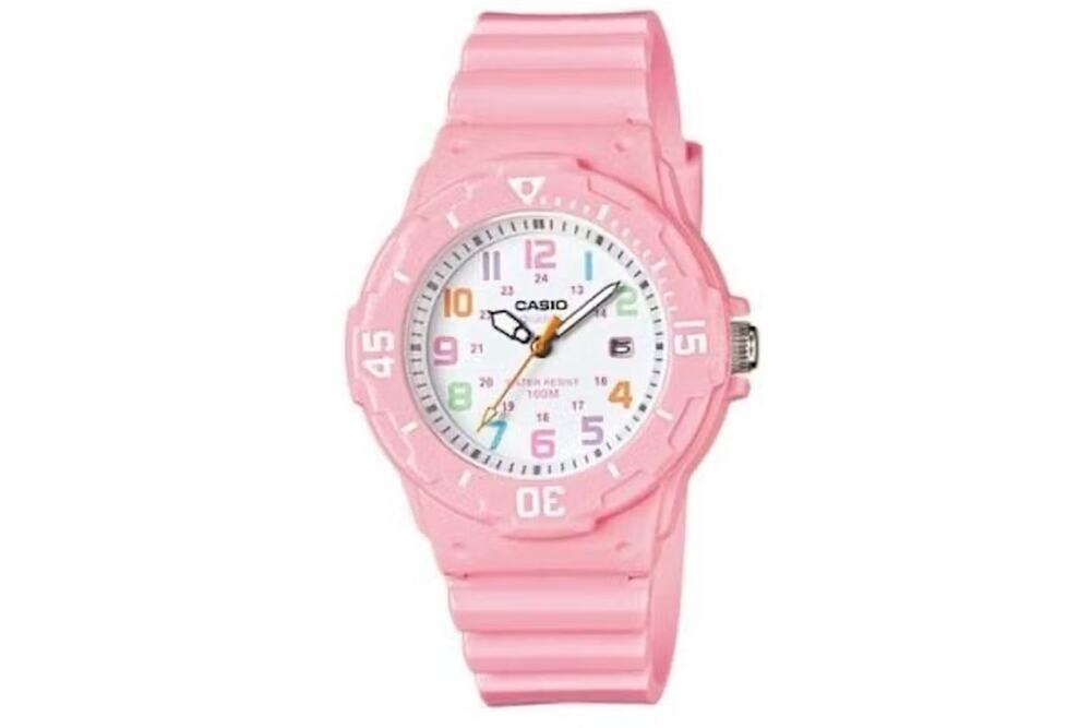 Casio LRW200H-4B2 Women's Watch Pink Analog Date 100M Water Resistant Sport